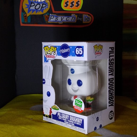 Pillsbury Doughboy Santa Ad Icons Limited edition Funko Pop 65 NIB - Picture 1 of 4